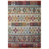 Tribute Nala Distressed Vintage Floral Lattice 5x8 Area Rug by Modway| Gray