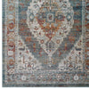 Tribute Camellia Distressed Vintage Floral Vintage Medallion 5x8 Area Rug by Modway| Gray