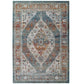 Tribute Camellia Distressed Vintage Floral Persian Medallion 5x8 Area Rug  - No Shipping Charges