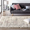 Skadi Rainbow Diamond Shag Area Rug by Modway| Gray