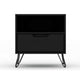 Rockefeller 1.0 Mid-Century- Modern Nightstand with 1-Drawer in Black