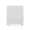 Rockefeller 1.0 Mid-Century- Modern Nightstand with 1-Drawer in Off White and Nature MHC-101GMC3