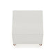 Rockefeller 1.0 Mid-Century- Modern Nightstand with 1-Drawer in Off White and Nature MHC-101GMC3