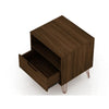 Rockefeller 1.0 Mid-Century- Modern Nightstand with 1-Drawer in Brown MHC-101GMC5