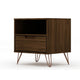 Rockefeller 1.0 Mid-Century- Modern Nightstand with 1-Drawer in Brown MHC-101GMC5