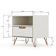 Rockefeller 1.0 Mid-Century- Modern Nightstand with 1-Drawer in MHC-101GMC8
