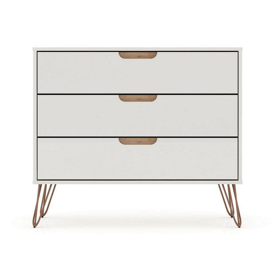 Rockefeller Mid-Century- Modern Dresser with 3- Drawers in