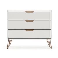 Rockefeller Mid-Century- Modern Dresser with 3- Drawers in