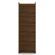 Mulberry Open 1 Sectional Modern Armoire Wardrobe Closet with 2 Drawers in Brown MHC-109GMC5
