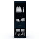 Mulberry 2.0 Sectional Modern Armoire Wardrobe Closet with 2 Drawers in Tatiana Midnight Blue MHC-116GMC4
