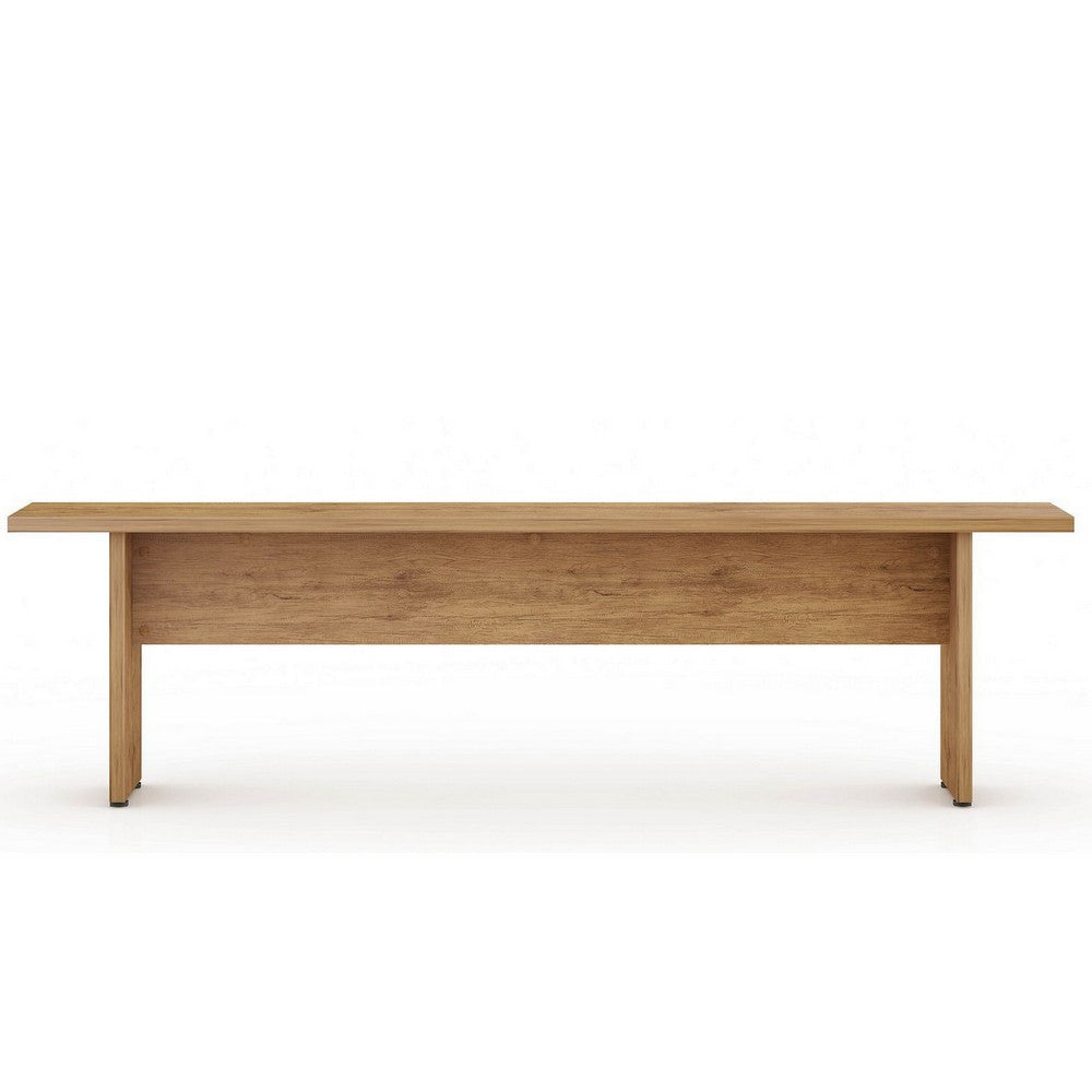 NoMad 67.91 Rustic Country Dining Bench in Nature