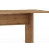 NoMad 67.91 Rustic Country Dining Set of 3 in Nature MHC-126GMC77