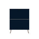 Rockefeller 3-Piece Tatiana Midnight Blue Dresser and Nightstand Set MHC-177GMC4