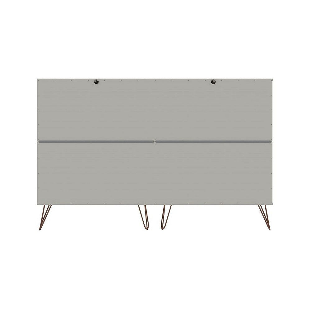 Rockefeller 3-Piece Off White Dresser and Nightstand Set MHC-178GMC8