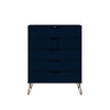 Rockefeller Tatiana Midnight Blue 5-Drawer Dresser and 2-Drawer Nightstand Set MHC-179GMC4