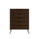Rockefeller Brown 5-Drawer Dresser and 2-Drawer Nightstand Set MHC-179GMC5