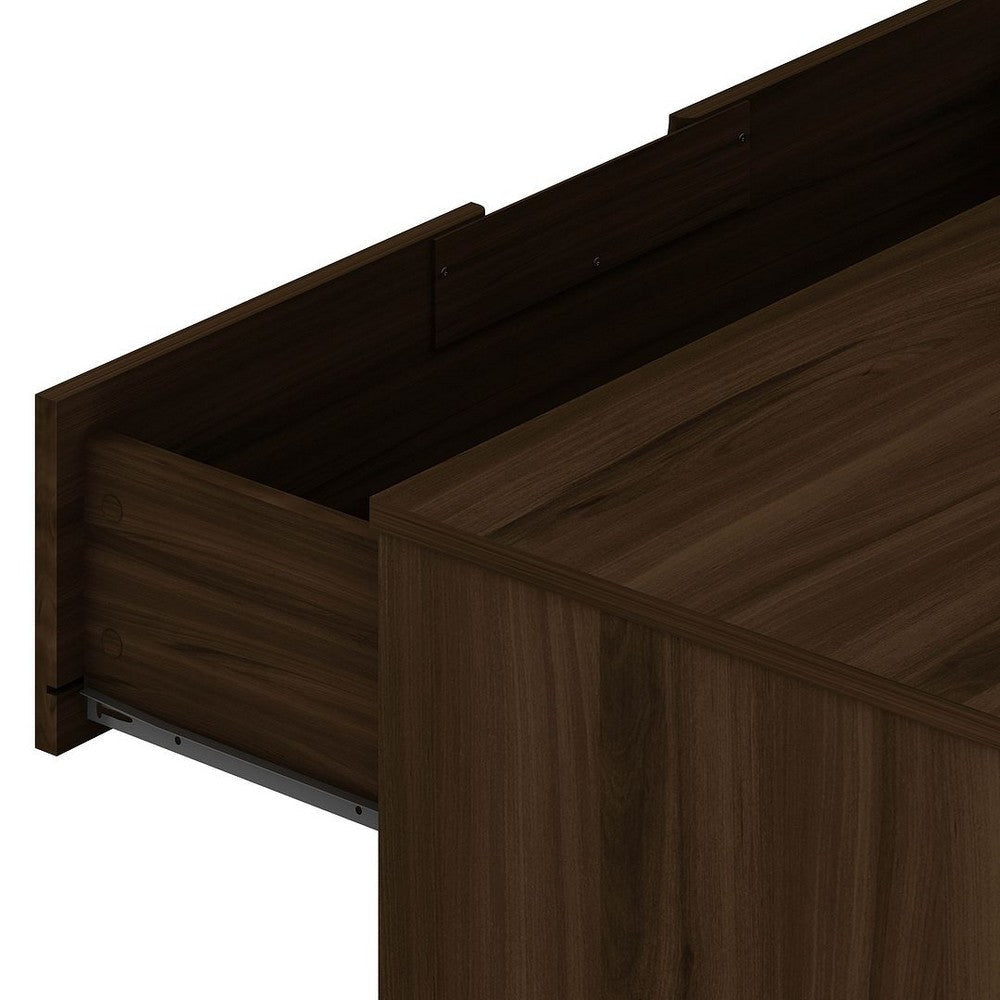 Rockefeller Brown 5-Drawer Dresser and 2-Drawer Nightstand Set MHC-179GMC5