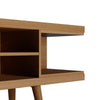 Utopia 53.14’’ TV Stand with Splayed Wooden Legs and 4 Shelves in Maple Cream MHC-19655