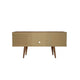 Utopia 53.14’’ TV Stand with Splayed Wooden Legs and 4 Shelves in Maple Cream MHC-19655