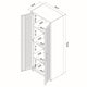 Fortress Textured Metal 75.4’’ Garage Cabinet with 4 Adjustable Shelves in Grey MHC-1GMCF
