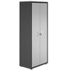 Fortress Textured Metal 75.4’’ Garage Cabinet with 4 Adjustable Shelves in Grey MHC-1GMCF