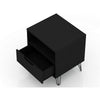 Rockefeller 1-Drawer Black Nightstand (Set of 2) MHC-2-101GMC2