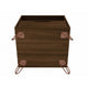 Rockefeller 1-Drawer Brown Nightstand (Set of 2) MHC-2-101GMC5