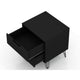 Rockefeller 2-Drawer Black Nightstand (Set of 2) MHC-2-102GMC2