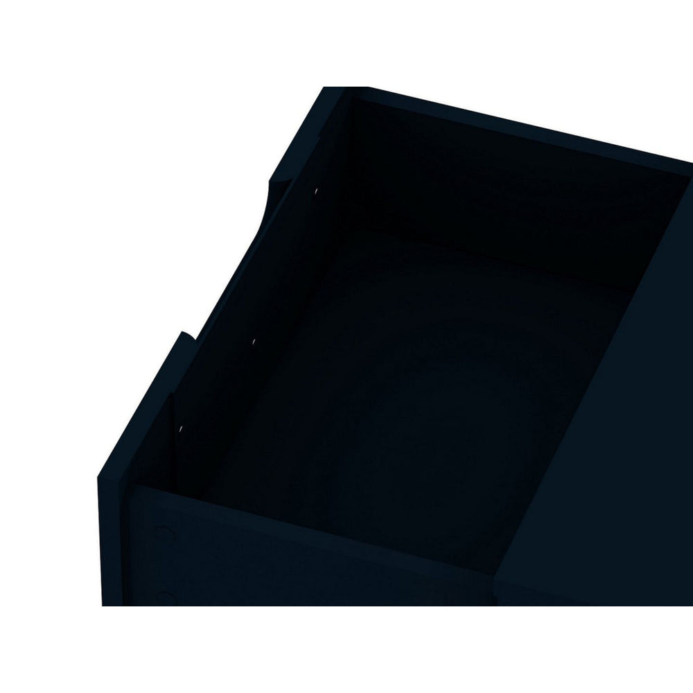 Rockefeller 2-Drawer Tatiana Midnight Blue Nightstand (Set of 2) MHC-2-102GMC4