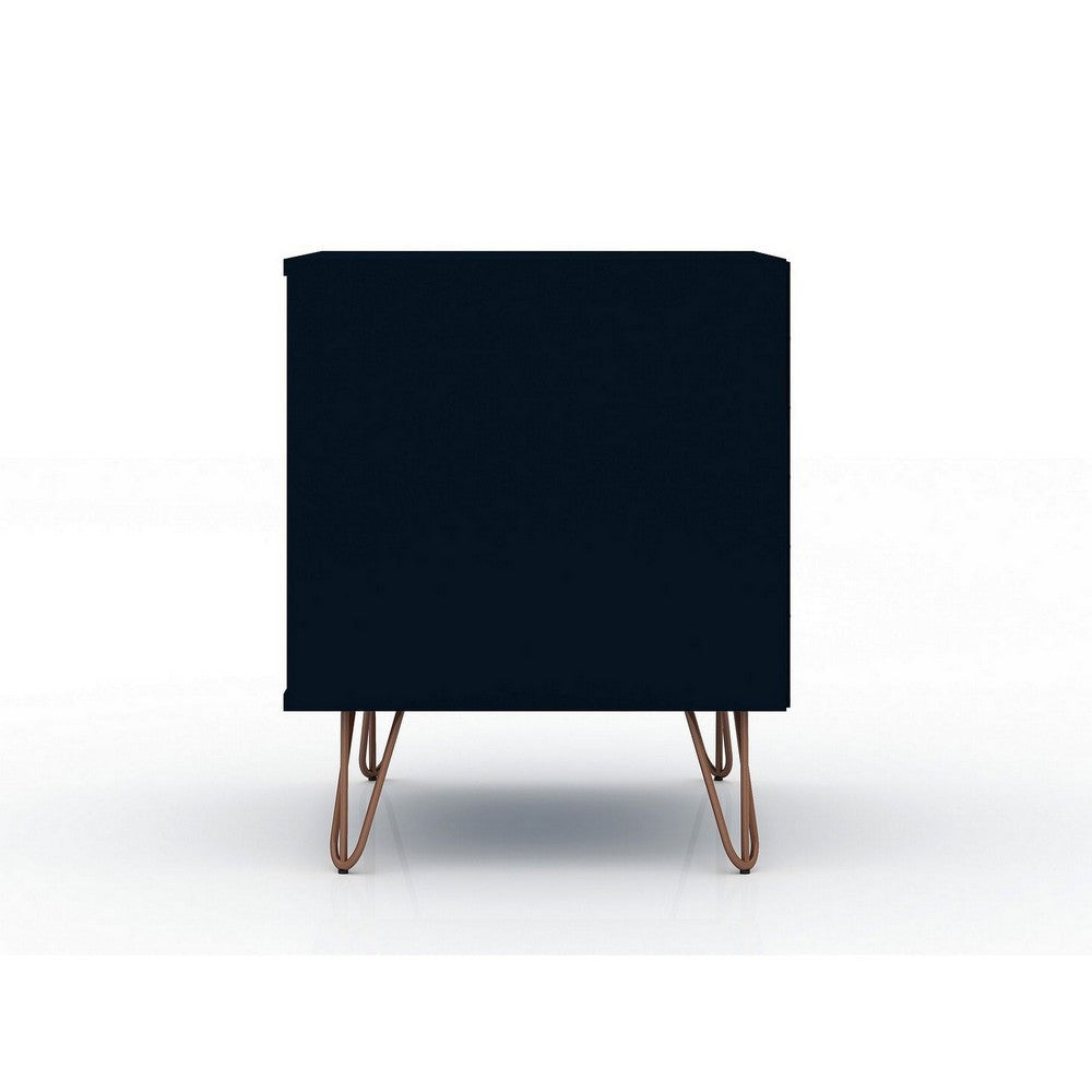 Rockefeller 2-Drawer Tatiana Midnight Blue Nightstand (Set of 2) MHC-2-102GMC4