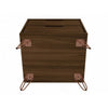 Rockefeller 2-Drawer Brown Nightstand (Set of 2) MHC-2-102GMC5