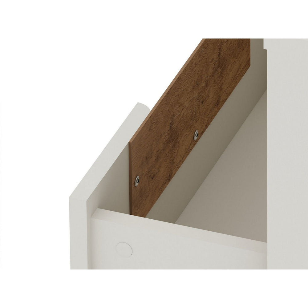 Rockefeller 2-Drawer Off White and Nature Nightstand (Set of 2) MHC-2-102GMC8