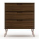 Rockefeller 3-Drawer Brown Dresser (Set of 2) MHC-2-103GMC5