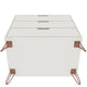 Rockefeller 3-Drawer Off White Dresser (Set of 2) MHC-2-103GMC8