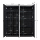 Hopkins Storage Closet 4.0 in Black - Set of 2 MHC-2-23GLF-BK