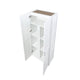 Hopkins Modern Freestanding Storage Closet with 7 Shelves in White (Set of 2) MHC-2-2GLF-WH