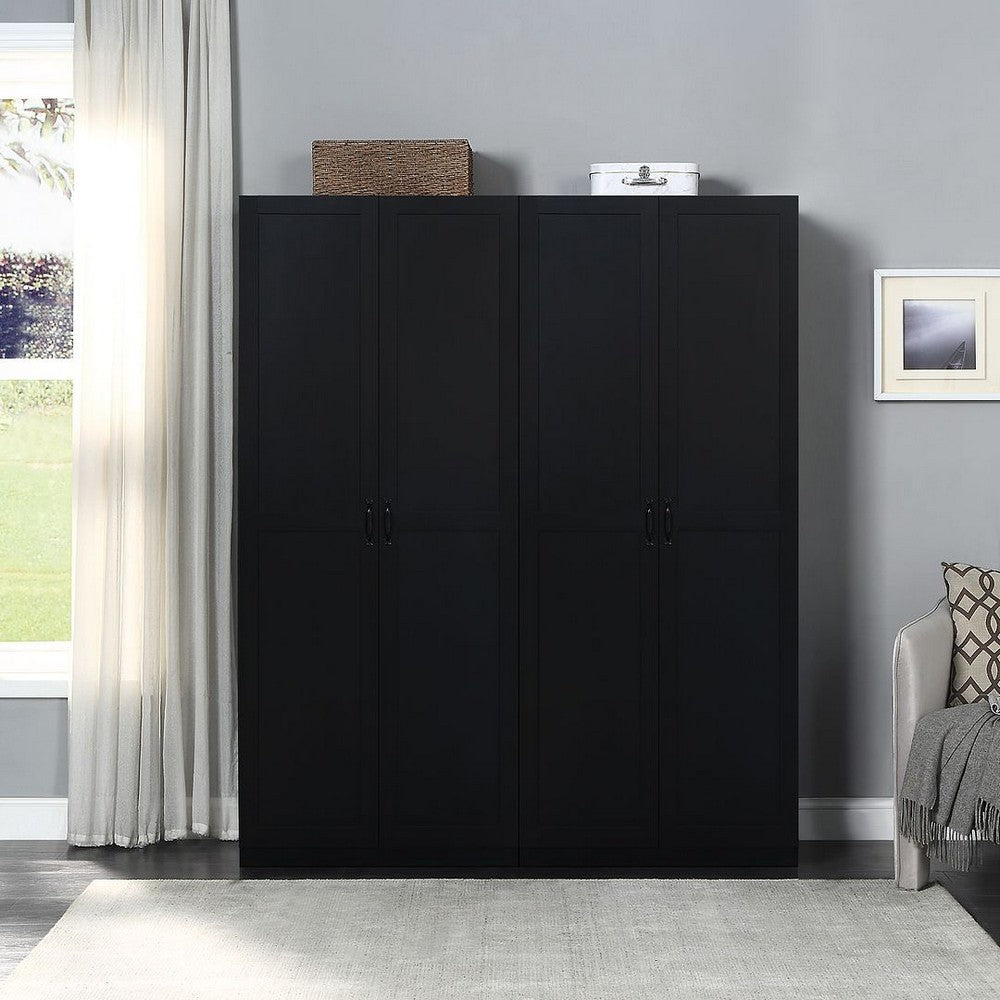 Hopkins Modern  Storage Closet 3.0 in Black - Set of 2
