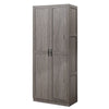 Hopkins Modern Storage Closet 3.0 in Grey - Set of 2 MHC-2-3GLF-GY