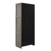 Hopkins Modern Storage Closet 3.0 in Grey - Set of 2 MHC-2-3GLF-GY