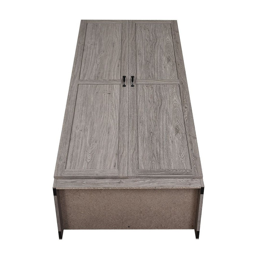 Hopkins Modern Storage Closet 3.0 in Grey - Set of 2 MHC-2-3GLF-GY