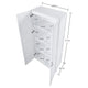 Hopkins Modern Storage Closet 3.0 in White - Set of 2 MHC-2-3GLF-WH