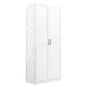 Hopkins Modern Storage Closet 3.0 in White - Set of 2 MHC-2-3GLF-WH