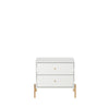 Jasper Full Extension Drawer Nightstand in White Gloss (Set of 2) MHC-2-51351