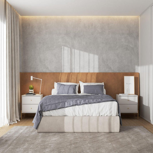 Jasper Full Extension Drawer Nightstand in Off White (Set of 2)