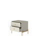 Jasper Full Extension Drawer Nightstand in Off White (Set of 2) MHC-2-51353