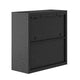 Fortress 30’’ Floating Textured Metal Garage Cabinet with Adjustable Shelves in Grey - Set of 2 MHC-2-5GMC