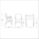 Martelle Cream and Amber Twill Weave Accent Chair (Set of 2) MHC-2-AC002-CR
