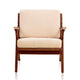 Martelle Cream and Amber Twill Weave Accent Chair (Set of 2) MHC-2-AC002-CR