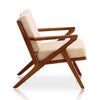 Martelle Cream and Amber Twill Weave Accent Chair (Set of 2) MHC-2-AC002-CR