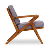 Martelle Grey and Amber Twill Weave Accent Chair (Set of 2) MHC-2-AC002-GY